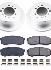 Power Stop Z17 Evolution Geomet Coated Brake Kit Rear Lexus LX450 1996-1997                                     - CRK1156 - Image 2