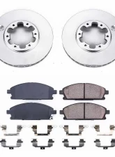 Power Stop Z17 Evolution Geomet Coated Brake Kit Front Nissan Pathfinder 1996-1998                                     - CRK1175 - Image 2