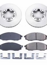 Power Stop Z17 Evolution Geomet Coated Brake Kit Front Nissan  2003-2004                                     - CRK1176 - Image 2