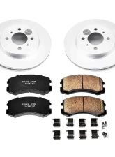 Power Stop Z17 Evolution Geomet Coated Brake Kit Front Mitsubishi Lancer 2002-2007                                     - CRK1215 - Image 2
