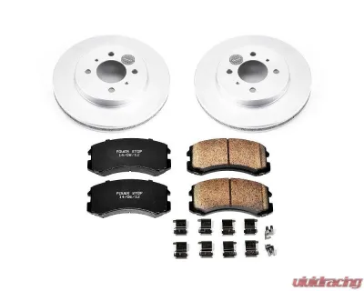 Power Stop Z17 Evolution Geomet Coated Brake Kit Front Mitsubishi Lancer 2002-2007 - CRK1215
