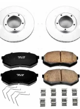 Power Stop Z17 Evolution Geomet Coated Brake Kit Front Toyota Tacoma 1995-2004                                     - CRK1232 - Image 2