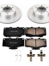 Power Stop Z17 Evolution Geomet Coated Brake Kit Front Toyota 4Runner 1995-2002                                     - CRK1236 - Image 2