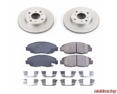 Power Stop Z17 Evolution Geomet Coated Brake Kit Front Acura CL 1998-1999 - CRK1239