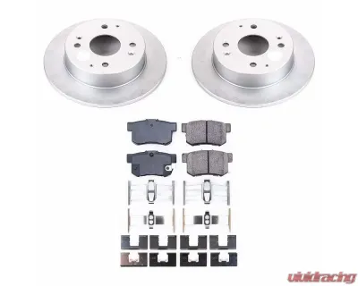 Power Stop Z17 Evolution Geomet Coated Brake Kit Rear Acura CL 1998-1999 - CRK1244