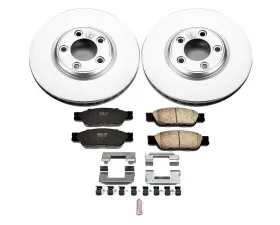 Power Stop Z17 Evolution Geomet Coated Brake Kit Front Ford Thunderbird 2002-2005