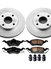 Power Stop Z17 Evolution Geomet Coated Brake Kit Front Ford Focus 2000-2004                                     - CRK1358 - Image 2