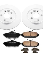 Power Stop Z17 Evolution Geomet Coated Brake Kit Rear Ford Thunderbird 2002-2005                                     - CRK1360 - Image 2
