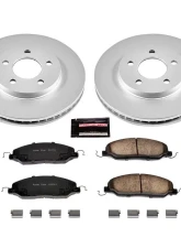 Power Stop Z17 Evolution Geomet Coated Brake Kit Front Ford Mustang 2005-2010                                     - CRK1382 - Image 2
