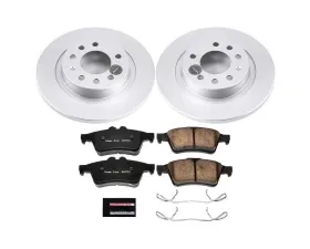 Power Stop Z17 Evolution Geomet Coated Brake Kit Rear Pontiac Solstice 2006-2009