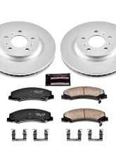 Power Stop Z17 Evolution Geomet Coated Brake Kit Front Buick Lucerne 2006-2011                                     - CRK1437 - Image 2