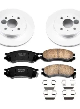 Power Stop Z17 Evolution Geomet Coated Brake Kit Front Saturn SC 1991-1992                                     - CRK1515 - Image 2