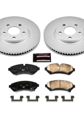 Power Stop Z17 Evolution Geomet Coated Brake Kit Front Cadillac Seville 1998-2002                                     - CRK1549 - Image 2