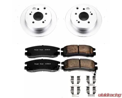 Power Stop Z17 Evolution Geomet Coated Brake Kit Rear Mitsubishi Eclipse 2006-2012 - CRK155