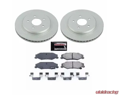 Power Stop Z17 Evolution Geomet Coated Brake Kit Rear Cadillac XLR 2004-2009 - CRK1563