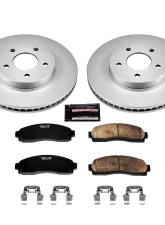 Power Stop Z17 Evolution Geomet Coated Brake Kit Front Chevrolet Equinox 2005-2006                                     - CRK1576 - Image 2