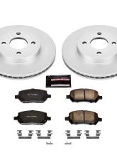 Power Stop Z17 Evolution Geomet Coated Brake Kit Front Chevrolet Cobalt 2005-2010                                     - CRK1604 - Image 2