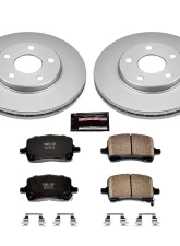 Power Stop Z17 Evolution Geomet Coated Brake Kit Front Chevrolet Malibu 2004-2008                                     - CRK1617 - Image 2