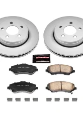 Power Stop Z17 Evolution Geomet Coated Brake Kit Front Dodge Nitro 2007-2011                                     - CRK1631 - Image 2