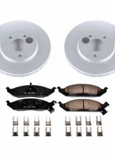 Power Stop Z17 Evolution Geomet Coated Brake Kit Front Chrysler Cirrus 1995-2000                                     - CRK1676 - Image 2