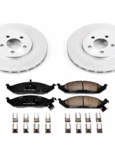 Power Stop Z17 Evolution Geomet Coated Brake Kit Front Chrysler Cirrus 1995-2000                                     - CRK1679 - Image 2