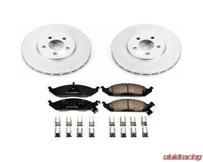 Power Stop Z17 Evolution Geomet Coated Brake Kit Front Chrysler Cirrus 1995-2000 - CRK1679