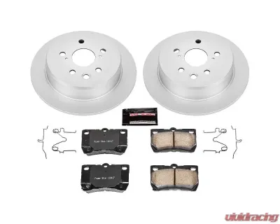 Power Stop Z17 Evolution Geomet Coated Brake Kit Rear Lexus IS250 2006-2013 - CRK195