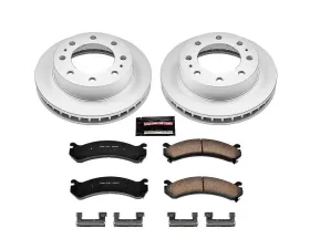 Power Stop Z17 Evolution Geomet Coated Brake Kit Front Cadillac DeVille 2000-2005