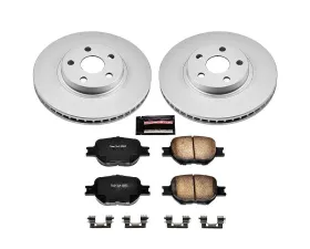 Power Stop Z17 Evolution Geomet Coated Brake Kit Front Scion tC 2005-2010