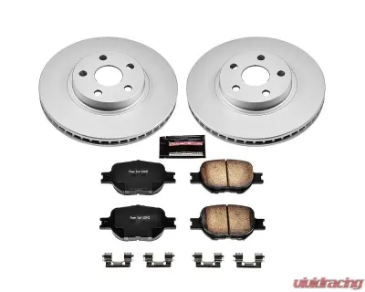 Power Stop Z17 Evolution Geomet Coated Brake Kit Front Scion tC 2005-2010 - CRK2313