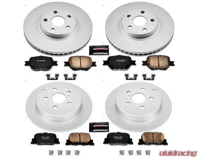Power Stop Z17 Evolution Geomet Coated Brake Kit Front & Rear Scion tC 2005-2010 - CRK2315