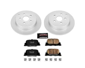 Power Stop Z17 Evolution Geomet Coated Brake Kit Rear Scion tC 2005-2010