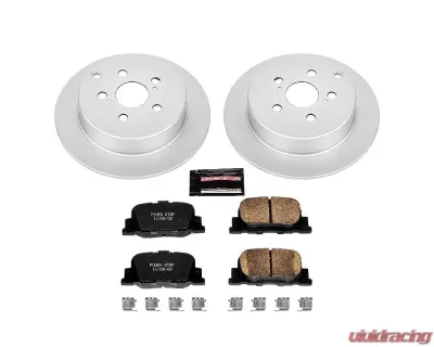 Power Stop Z17 Evolution Geomet Coated Brake Kit Rear Scion tC 2005-2010 - CRK2319