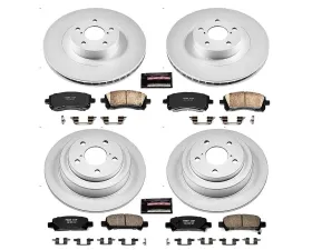 Power Stop Z17 Evolution Geomet Coated Brake Kit Front & Rear Subaru Impreza 2002-2003