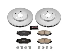 Power Stop Z17 Evolution Geomet Coated Brake Kit Front Lexus IS250 2006-2015