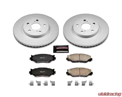 Power Stop Z17 Evolution Geomet Coated Brake Kit Front Lexus IS250 2006-2015 - CRK2406
