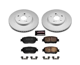 Power Stop Z17 Evolution Geomet Coated Brake Kit Front Toyota Camry 2002