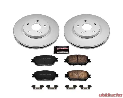 Power Stop Z17 Evolution Geomet Coated Brake Kit Front Toyota Camry 2002 - CRK2414