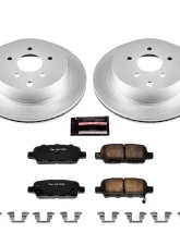 Power Stop Z17 Evolution Geomet Coated Brake Kit Rear Infiniti FX35 2003-2012                                     - CRK2427 - Image 2