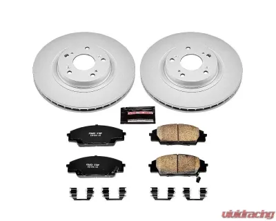 Power Stop Z17 Evolution Geomet Coated Brake Kit Front Acura RSX 2002-2006 - CRK2439
