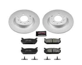 Power Stop Z17 Evolution Geomet Coated Brake Kit Rear Mazda 626 1998-2002