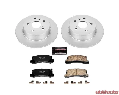 Power Stop Z17 Evolution Geomet Coated Brake Kit Rear Lexus ES300 1992-1996 - CRK2564