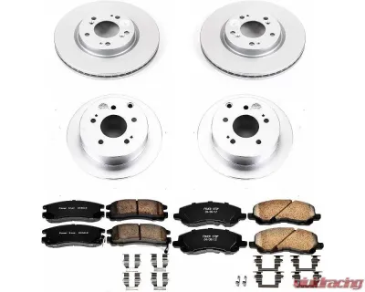 Power Stop Z17 Evolution Geomet Coated Brake Kit Front & Rear Mitsubishi Eclipse 2006-2012 - CRK2711