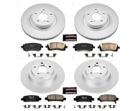 Power Stop Z17 Evolution Geomet Coated Brake Kit Front & Rear Subaru Legacy 2000-2002