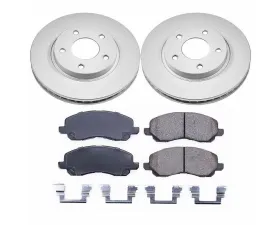 Power Stop Z17 Evolution Geomet Coated Brake Kit Front Dodge Caliber 2007-2012