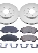 Power Stop Z17 Evolution Geomet Coated Brake Kit Front Dodge Caliber 2007-2012                                     - CRK2992 - Image 2