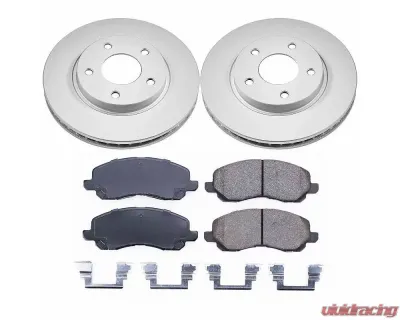 Power Stop Z17 Evolution Geomet Coated Brake Kit Front Dodge Caliber 2007-2012 - CRK2992