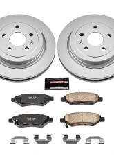 Power Stop Z17 Evolution Geomet Coated Brake Kit Rear Cadillac CTS 2008-2014                                     - CRK3072 - Image 2