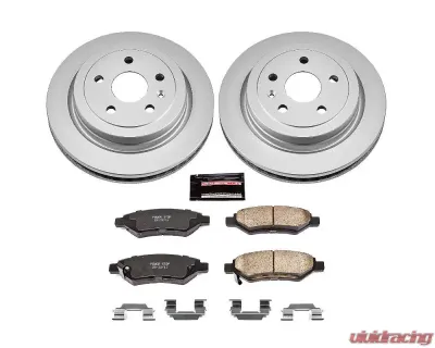 Power Stop Z17 Evolution Geomet Coated Brake Kit Rear Cadillac CTS 2008-2014 - CRK3072
