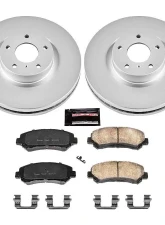 Power Stop Z17 Evolution Geomet Coated Brake Kit Front Nissan Maxima 2009-2014                                     - CRK3076 - Image 2